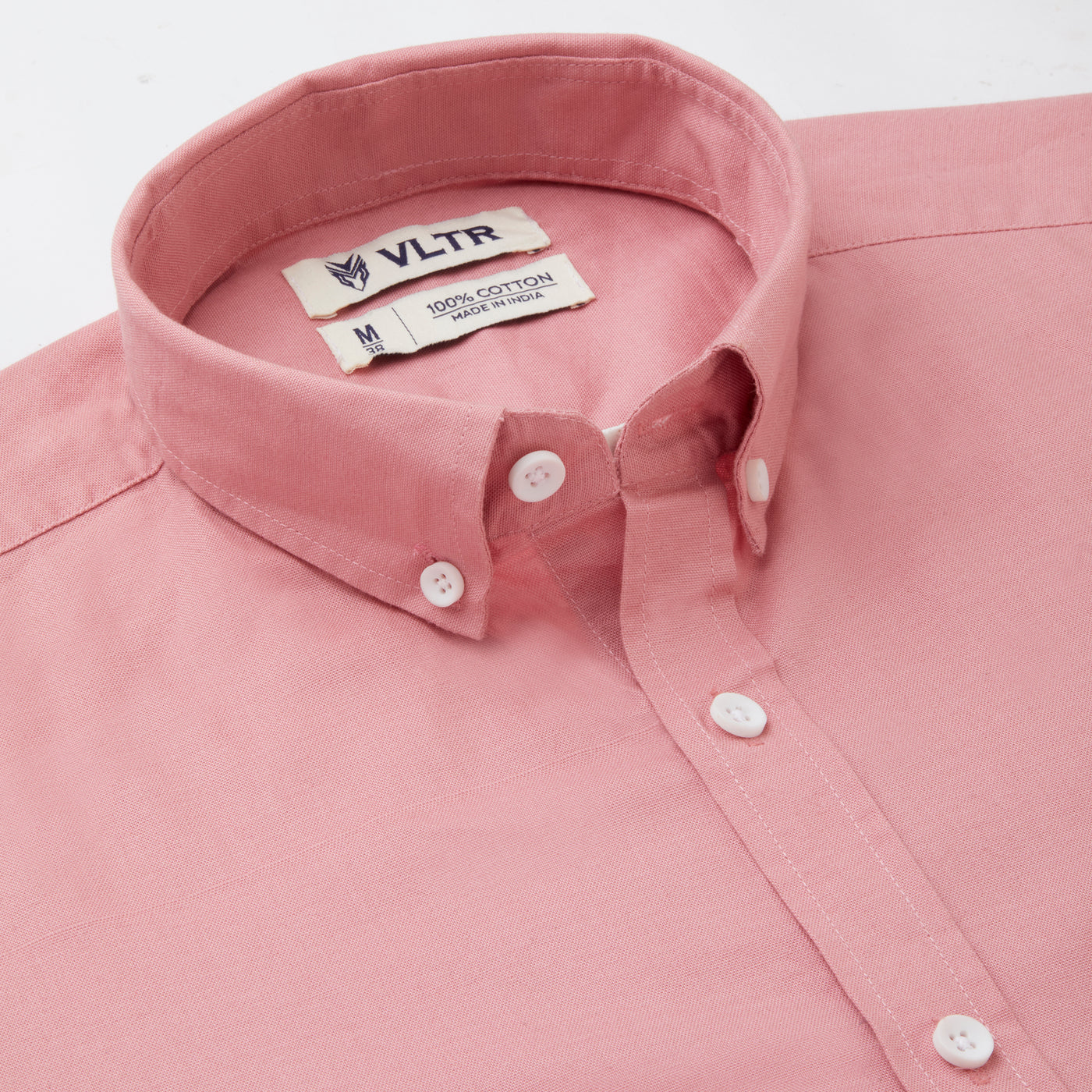 BUTTON DOWN OXFORD SHIRT SALAMON ROSE