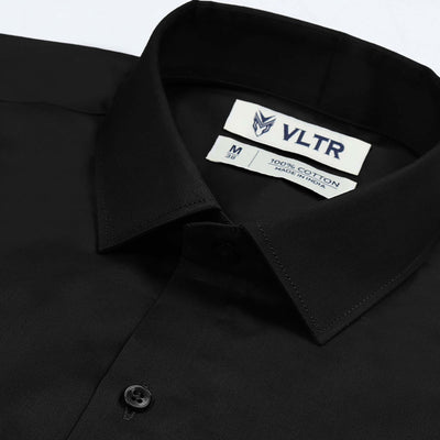 THE CLASSIC SOLID BLACK SHIRT