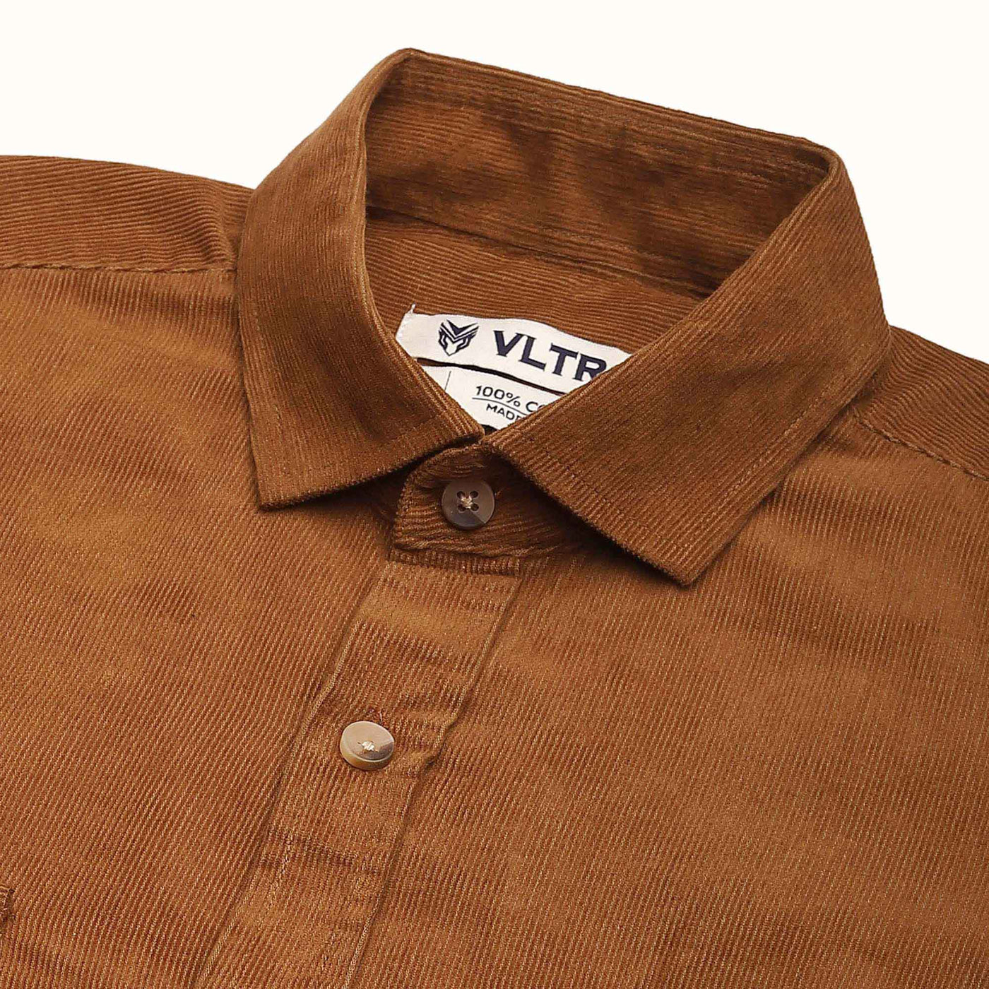 BROWN CORDUROY SHIRT