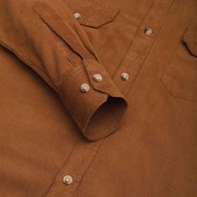 BROWN CORDUROY SHIRT